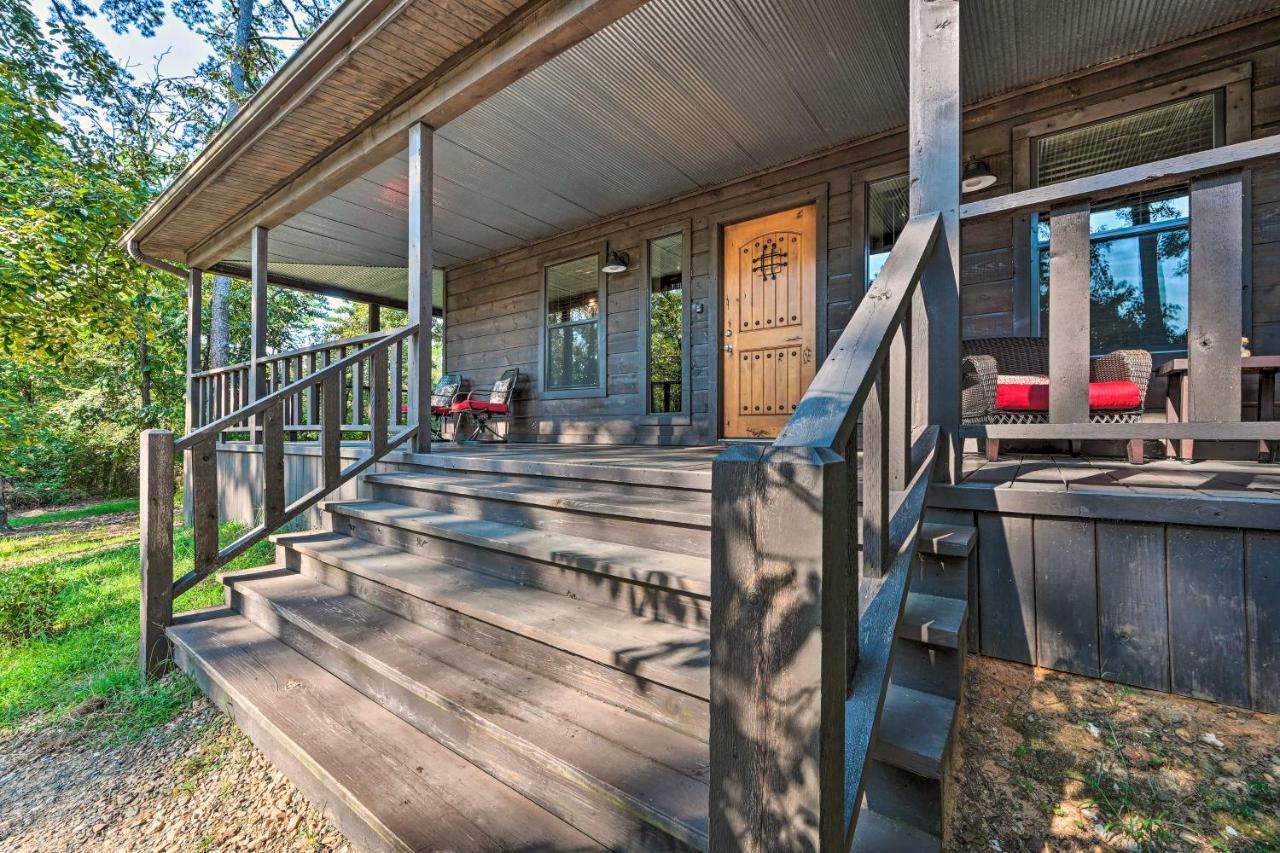 Luxe Broken Bow Cabin With Tesla Charging Station Stephens Gap Exterior foto
